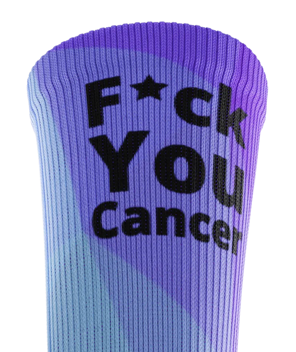 FU Cancer Athletic Crew Socks