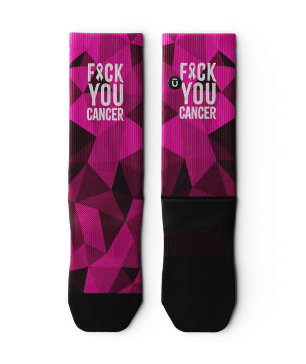 FU Breast Cancer Athletic Crew Socks