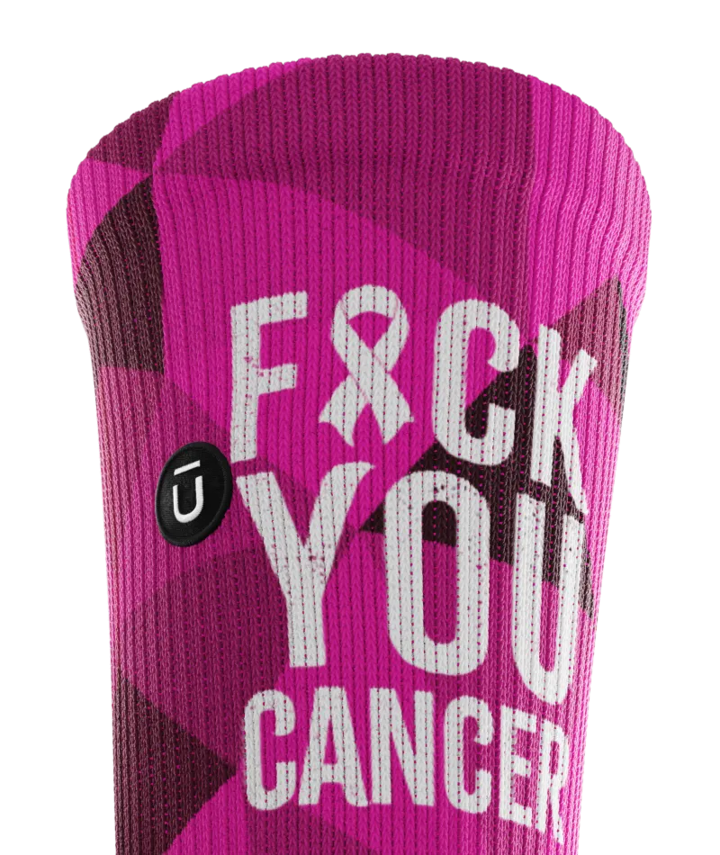 FU Breast Cancer Athletic Crew Socks