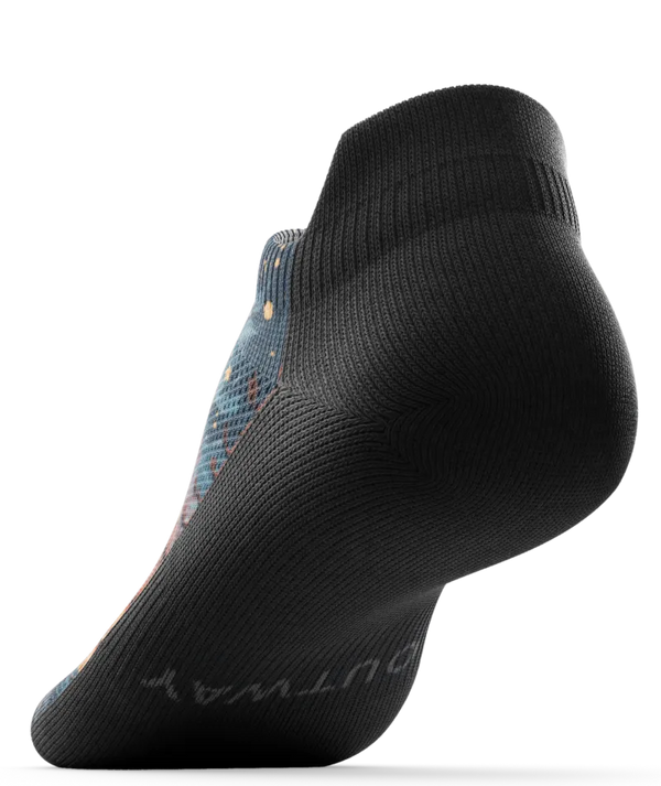 Fiery Night Athletic Ankle Socks