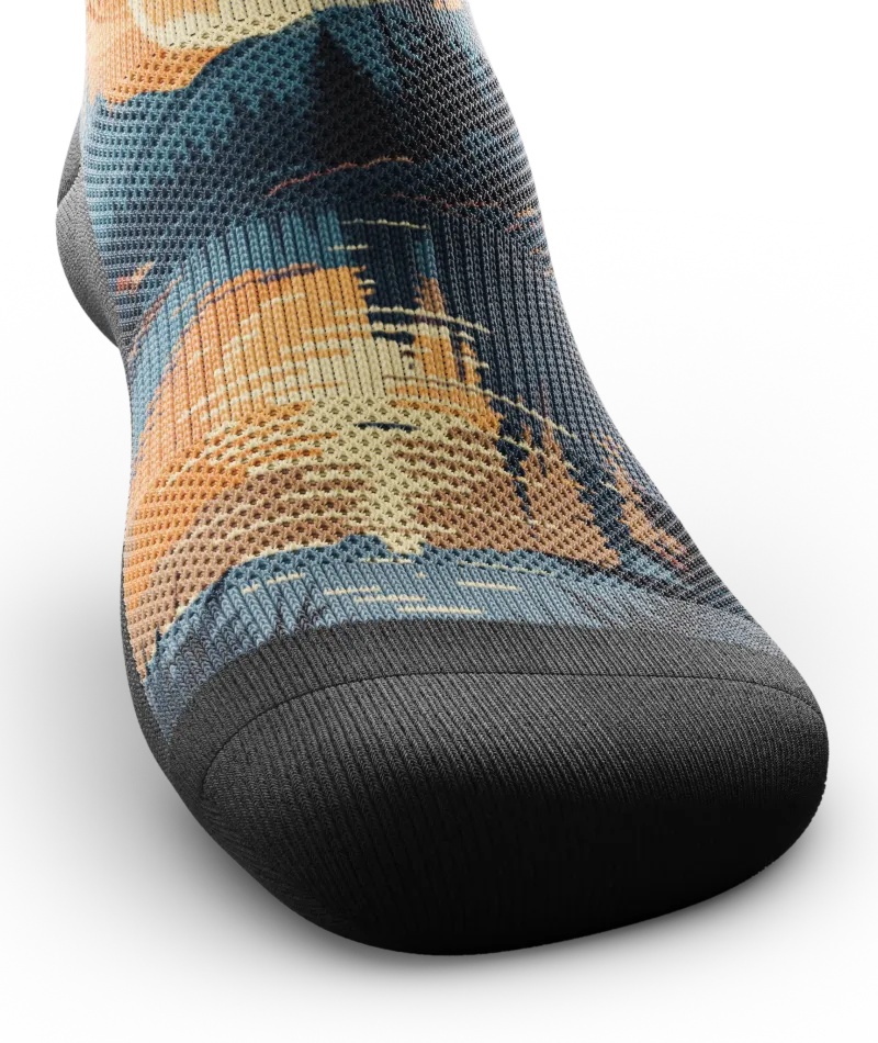 Fiery Night Athletic Knee High Compression Socks
