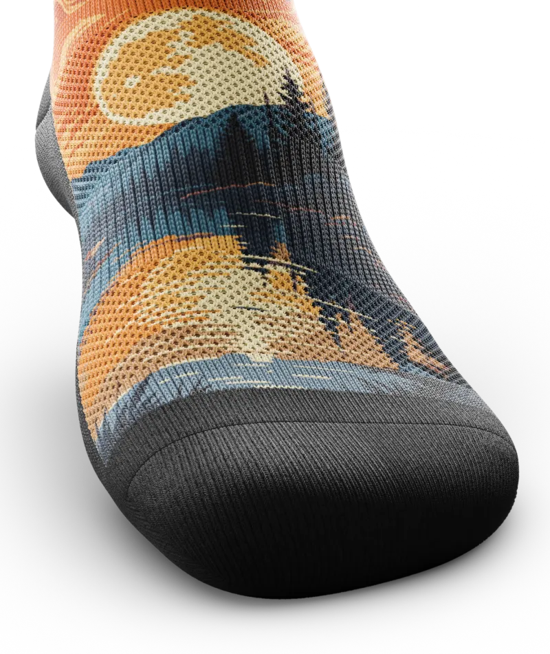 Fiery Night Athletic Crew Socks