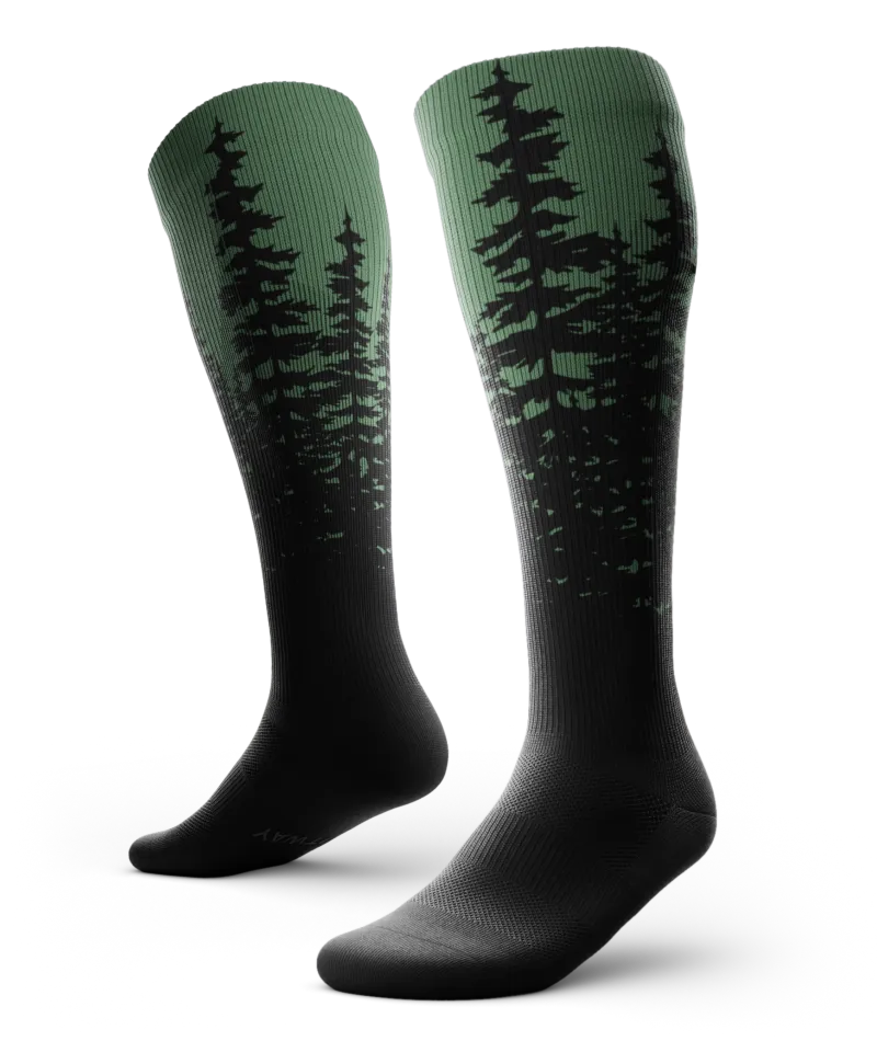Fir Athletic Knee High Compression Socks