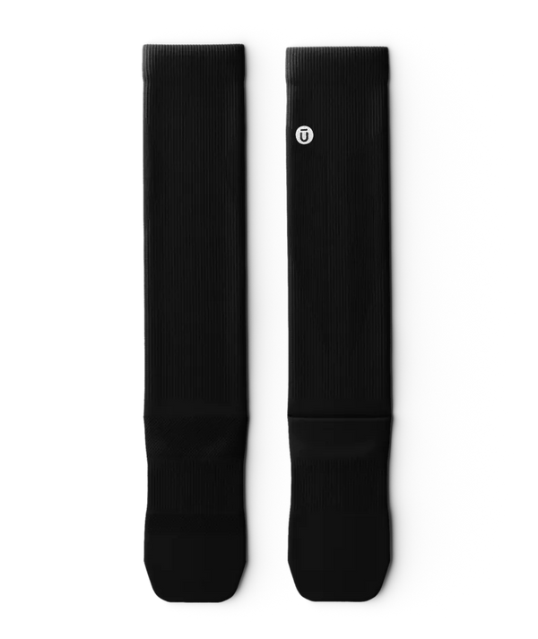Flagship Black Athletic Knee High Compression Socks