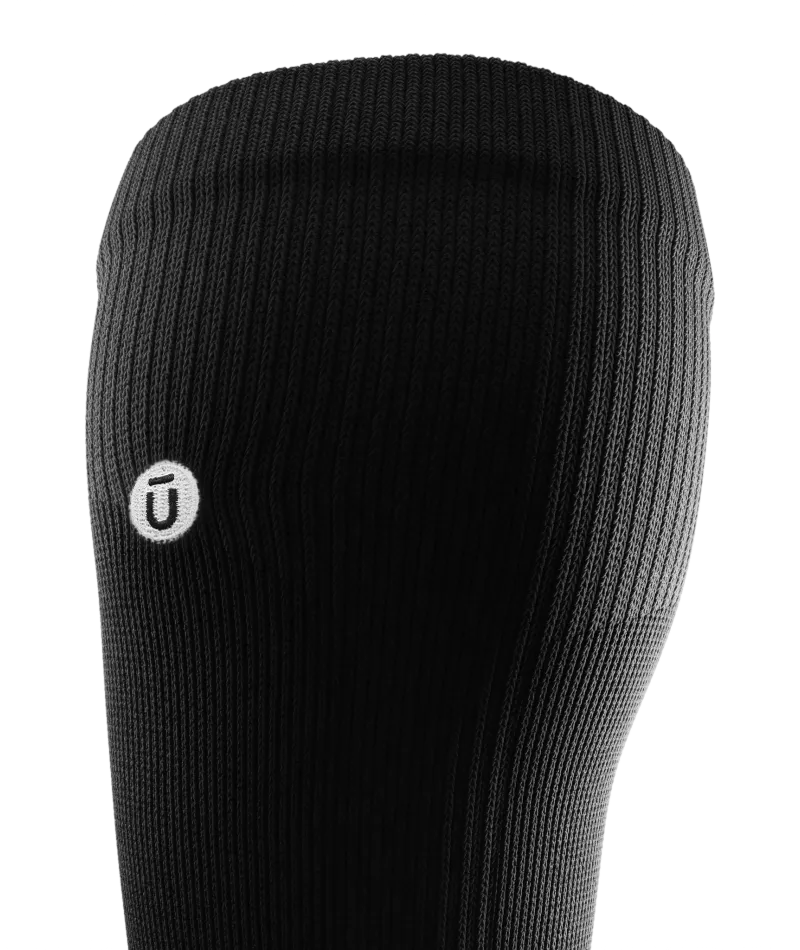 Flagship Black Athletic Knee High Compression Socks