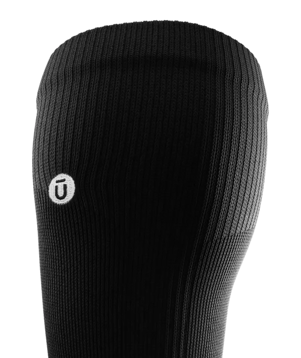 Flagship Black Athletic Knee High Compression Socks