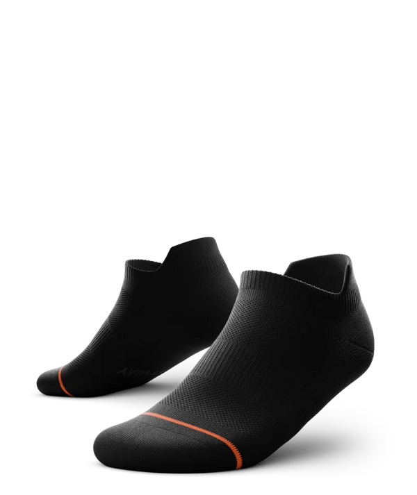 Flagship Black Athletic Ankle Socks