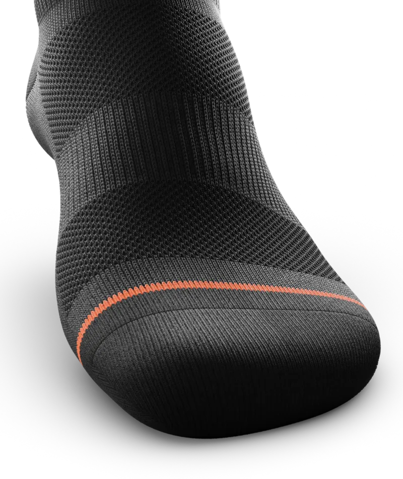 Flagship Black Athletic Ankle Socks 6-Pack