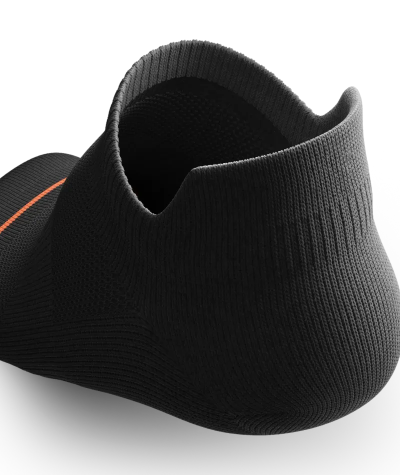 Flagship Black Athletic Ankle Socks 6-Pack