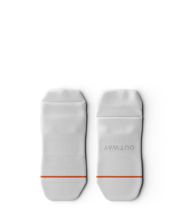 Flagship White Athletic Ankle Socks