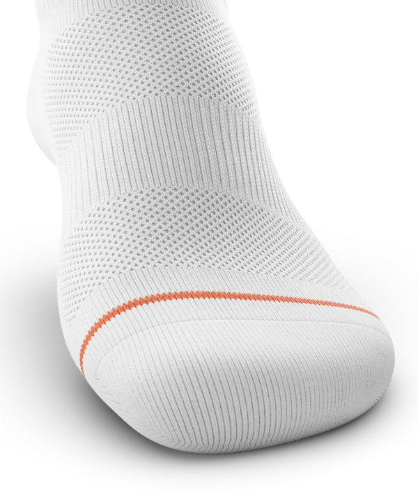 Flagship White Athletic Ankle Socks