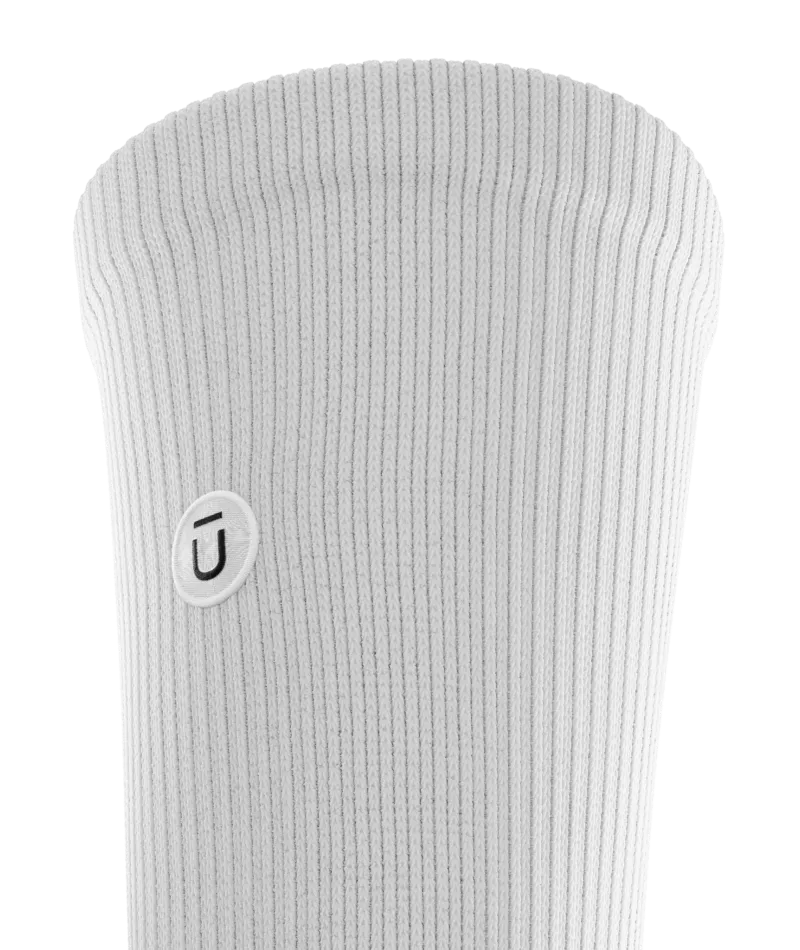 Flagship White Athletic Crew Socks