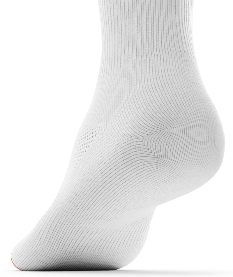 Flagship White Athletic Quarter Socks 3-Pack