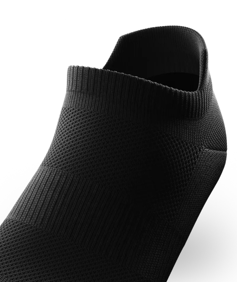 Flagship Black Athletic Ankle Socks V1