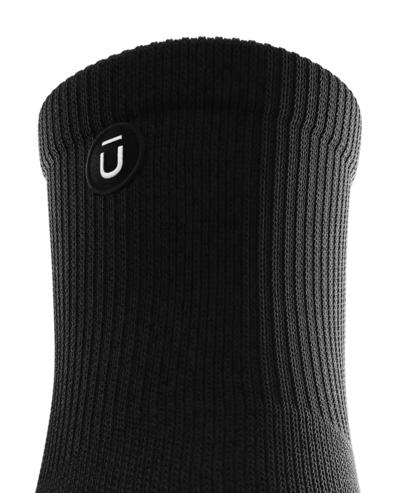 Flagship Black Athletic Quarter Socks V1 6-Pack