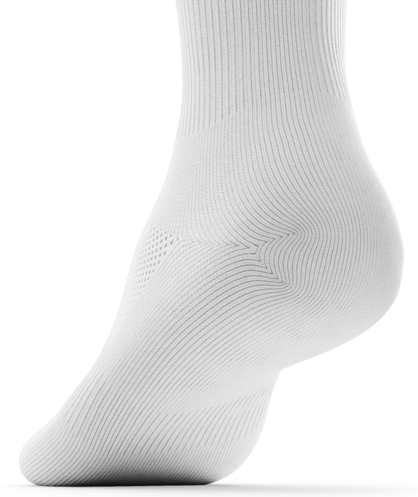 Flagship White Athletic Crew Socks 3-Pack