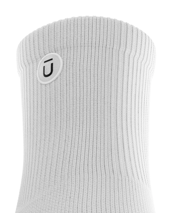 Flagship White Athletic Quarter Socks V1