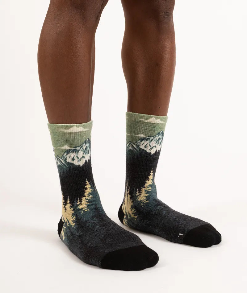 Free Ride Merino Wool Lite Crew Socks