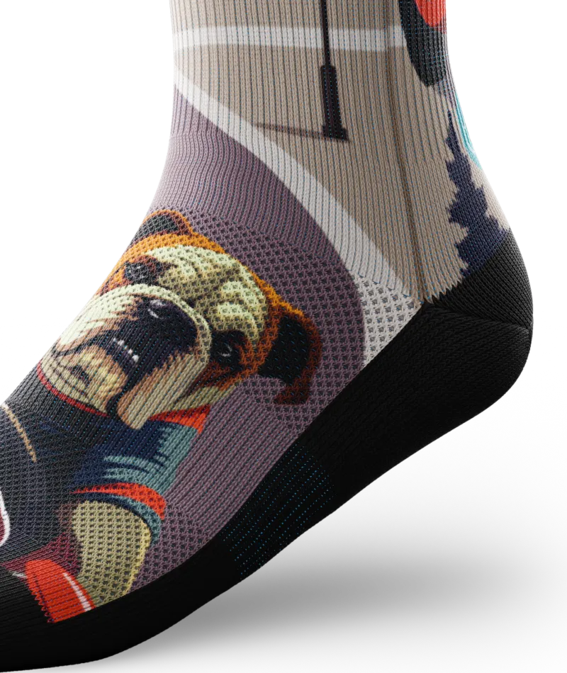 Fur-mula Woof Athletic Crew Socks