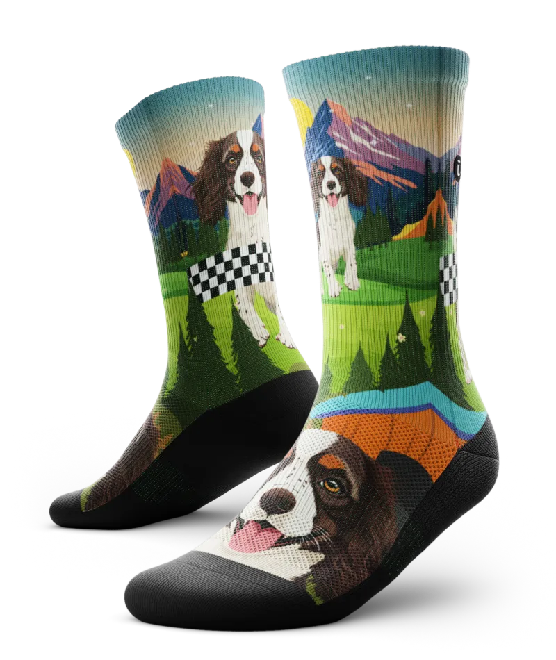 Fur-st to Finish Athletic Crew Socks