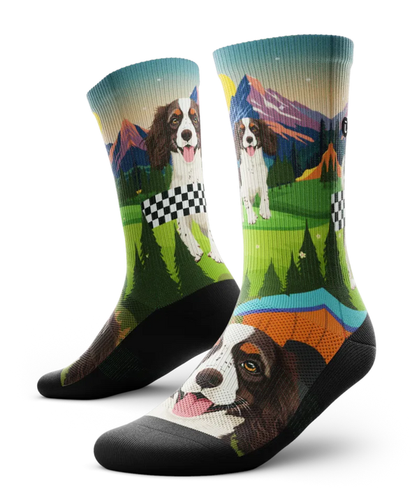 Fur-st to Finish Athletic Crew Socks
