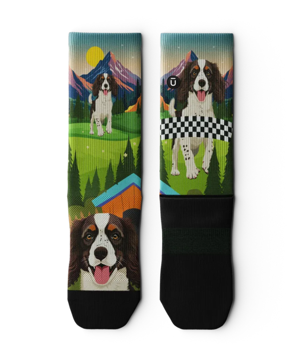 Fur-st to Finish Athletic Crew Socks
