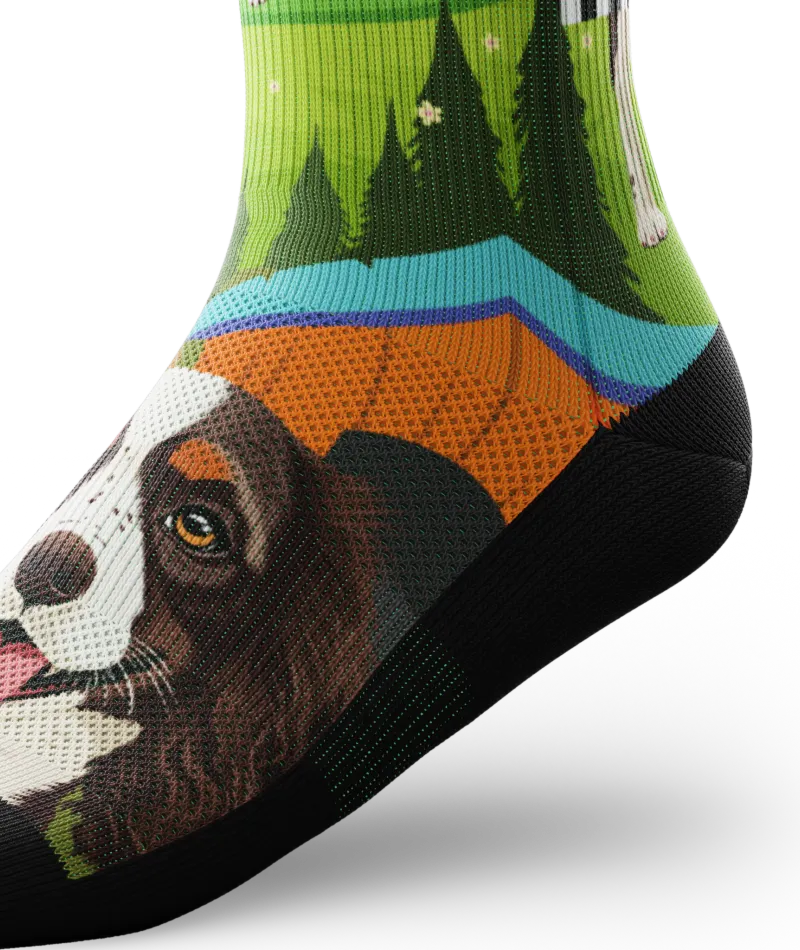 Fur-st to Finish Athletic Crew Socks