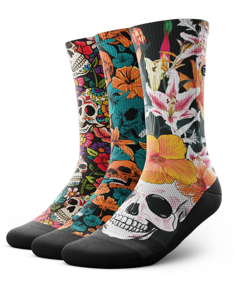 Garden of Souls Athletic Crew Socks 3-Pack