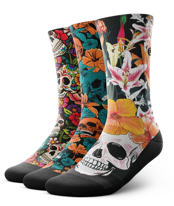 Garden of Souls Athletic Crew Socks 3-Pack
