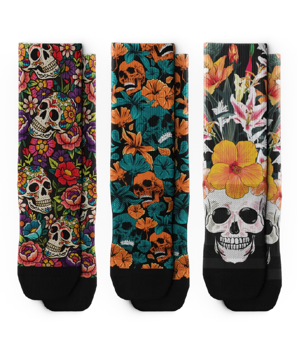Garden of Souls Athletic Crew Socks 3-Pack