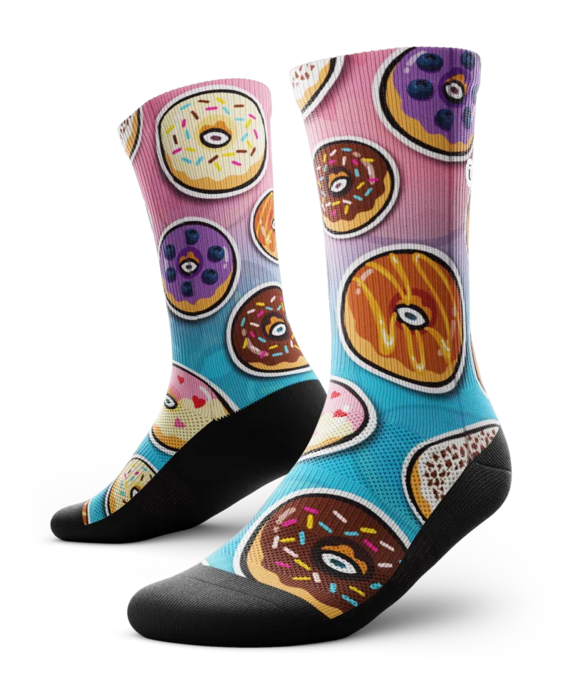 Glazed Athletic Crew Socks