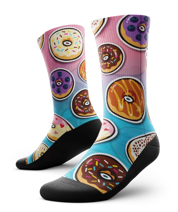 Glazed Athletic Crew Socks