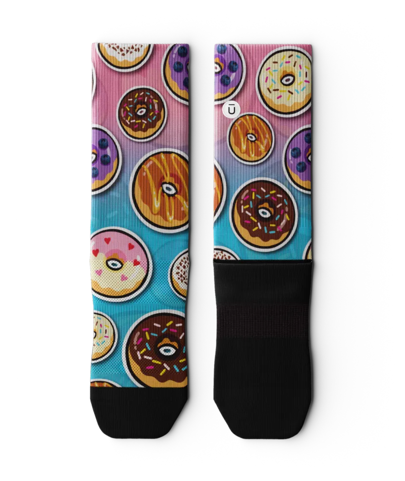 Glazed Athletic Crew Socks