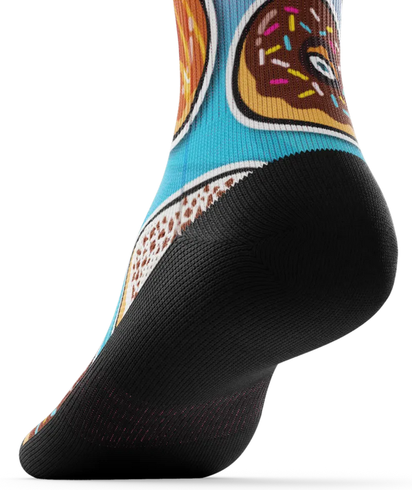 Glazed Athletic Crew Socks
