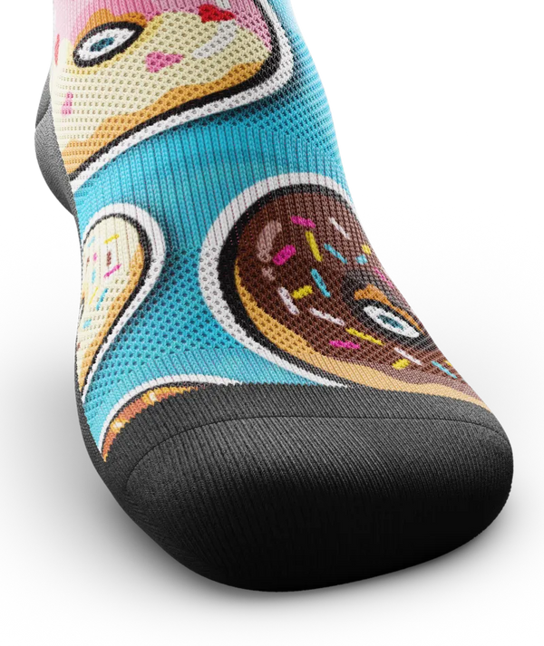 Glazed Athletic Crew Socks