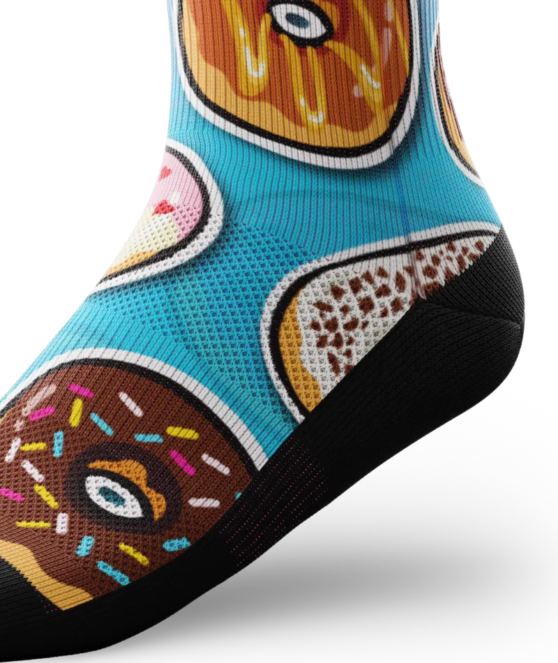 Glazed Athletic Crew Socks