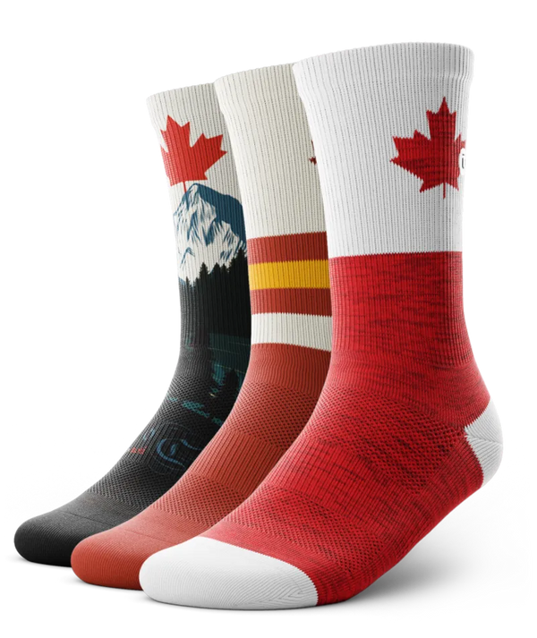 Great North Athletic Crew Socks 3-Pack