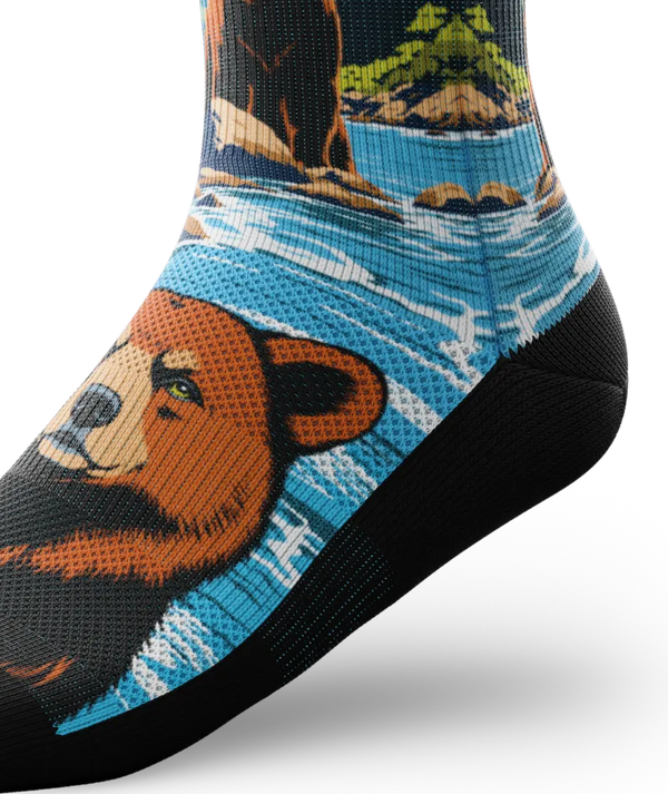Grizzlies Athletic Crew Socks