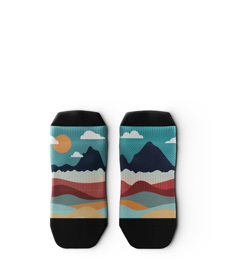 Head In The Clouds Athletic Ankle Socks