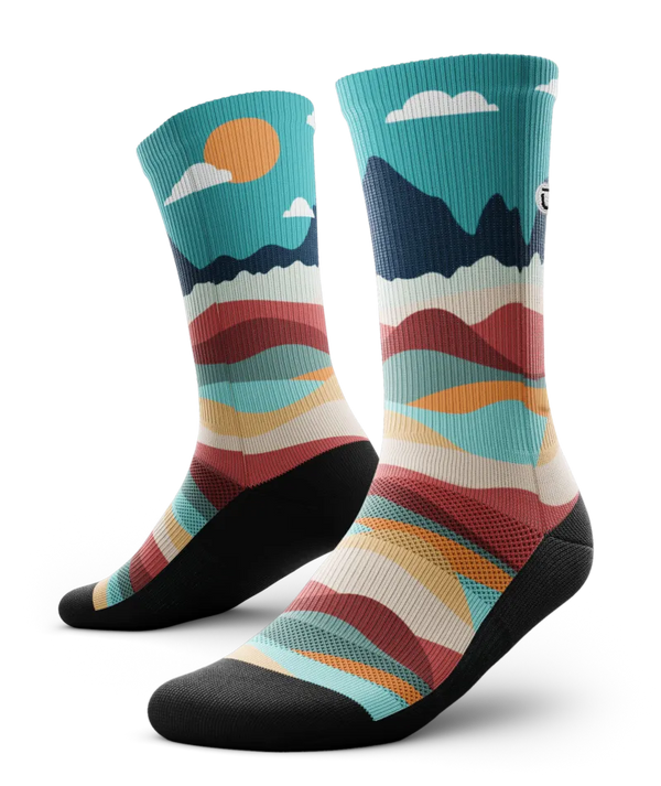 Head In The Clouds Athletic Crew Socks