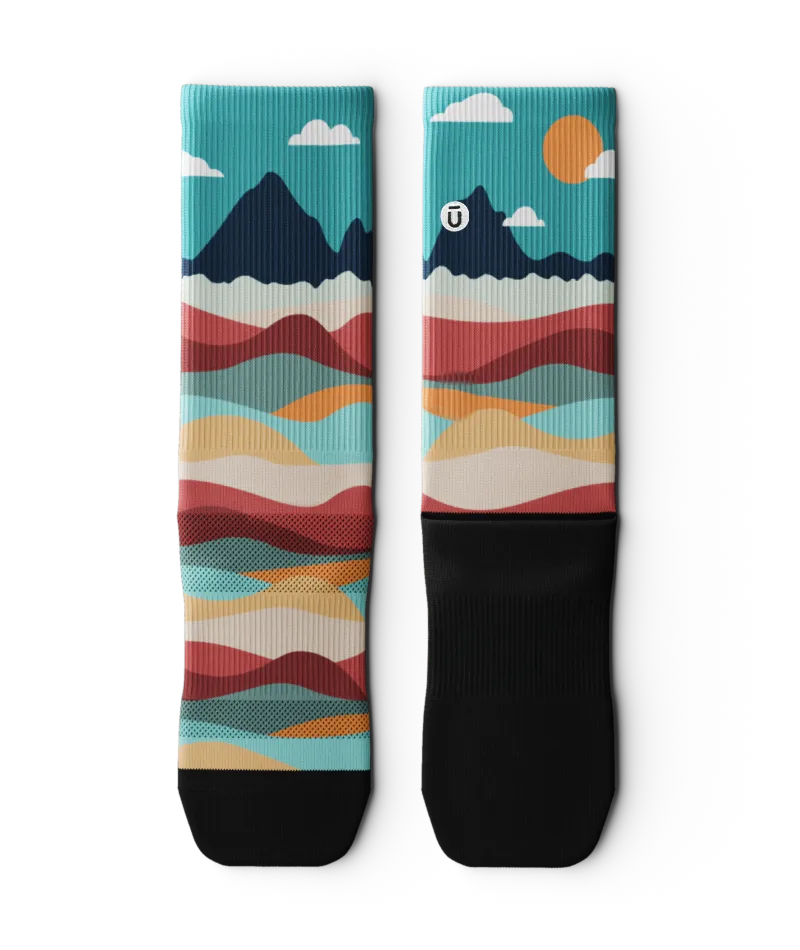 Head In The Clouds Athletic Crew Socks