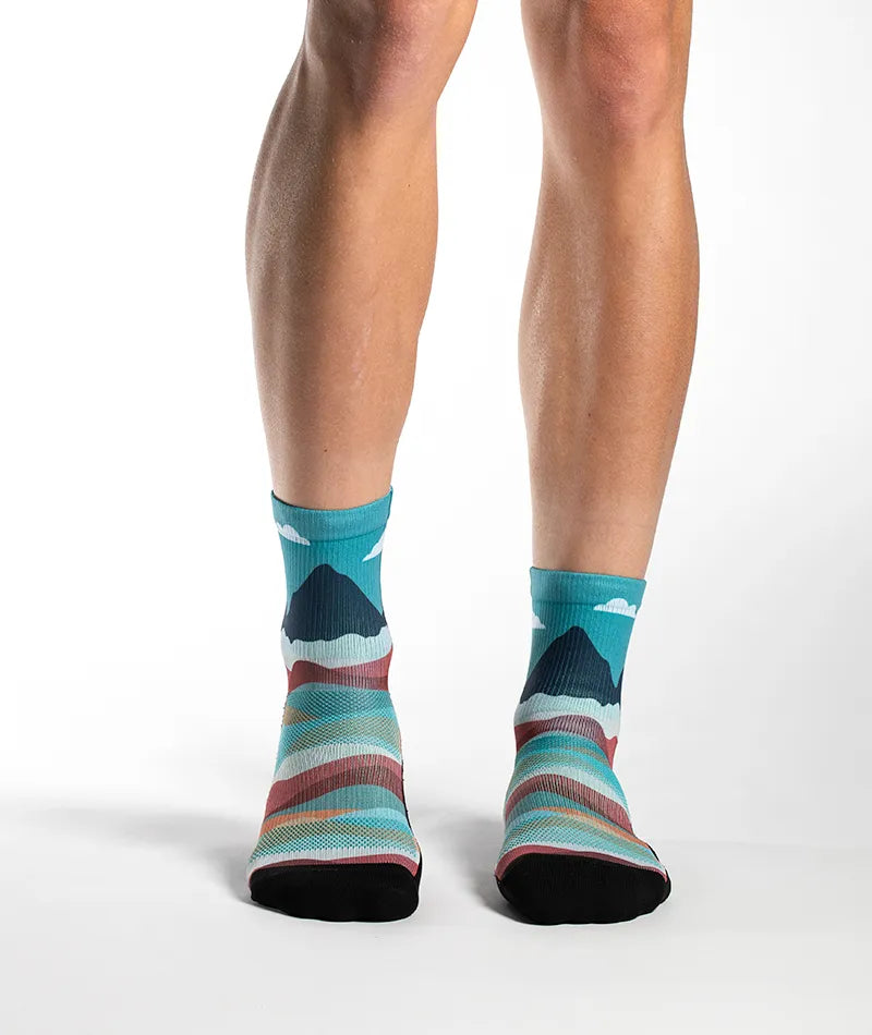 Head In The Clouds Athletic Quarter Socks