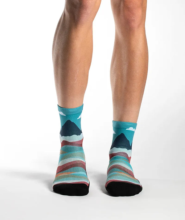 Head In The Clouds Athletic Quarter Socks