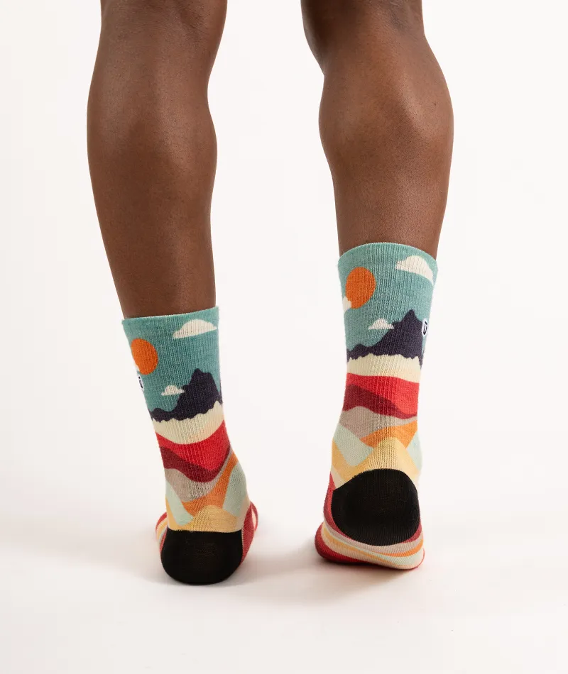 Head In The Clouds Merino Wool Lite Crew Socks