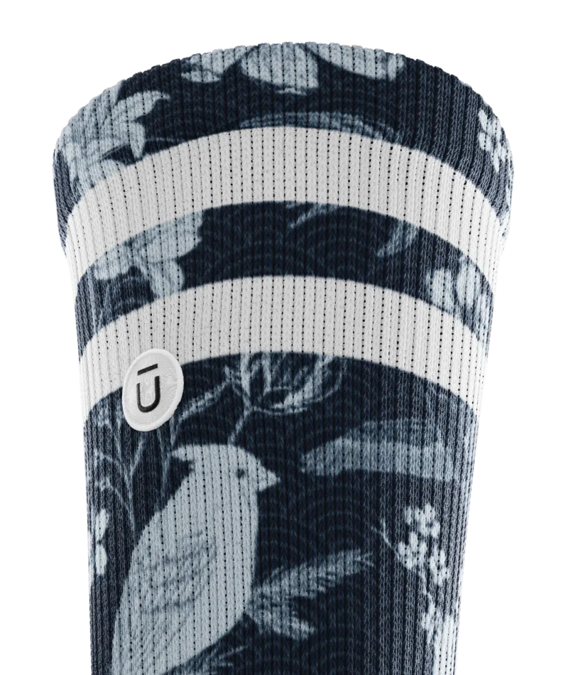 Indigo Flight Athletic Crew Socks