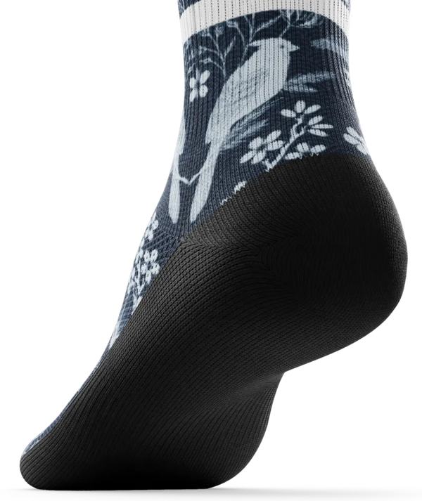 Indigo Flight Athletic Quarter Socks