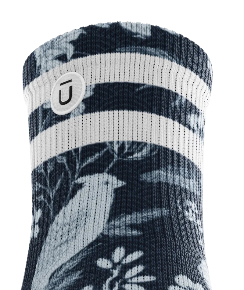 Indigo Flight Athletic Quarter Socks