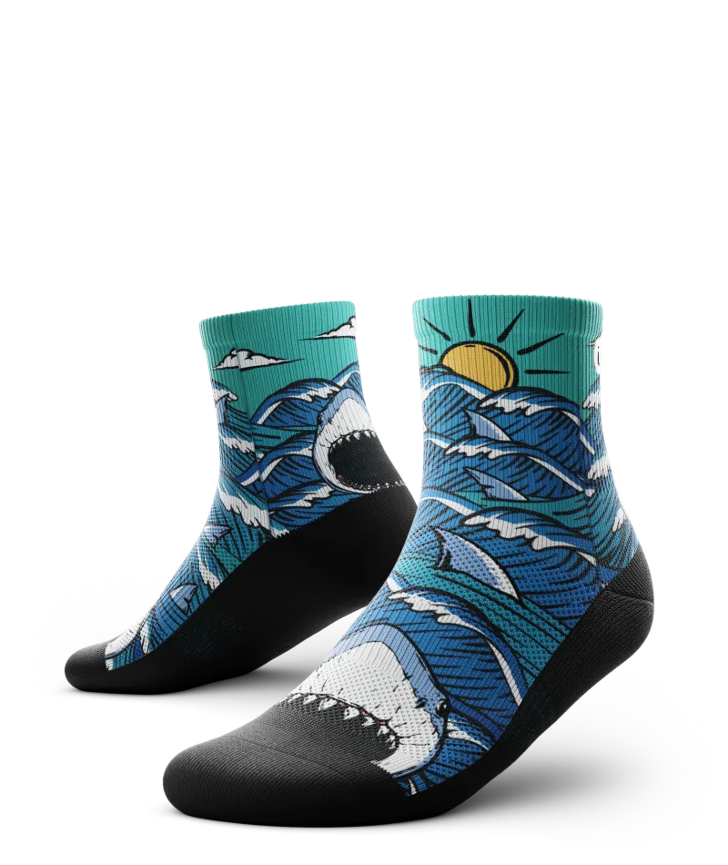 Jaws Athletic Quarter Socks