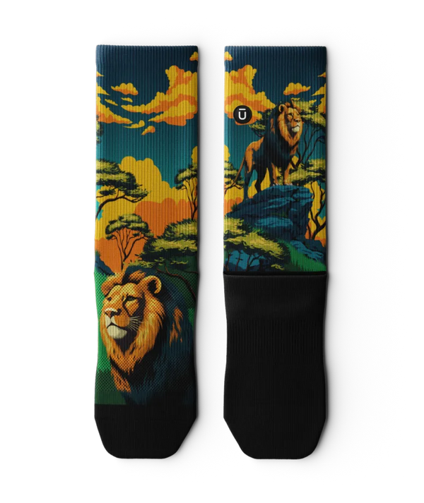 King of the Jungle Athletic Crew Socks