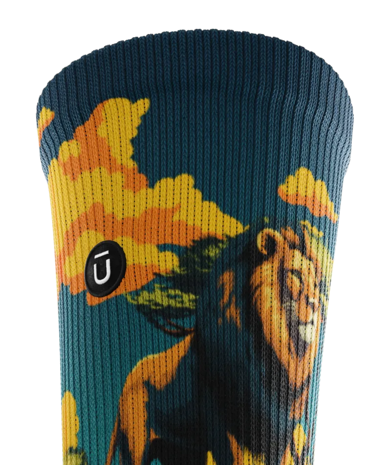 King of the Jungle Athletic Crew Socks